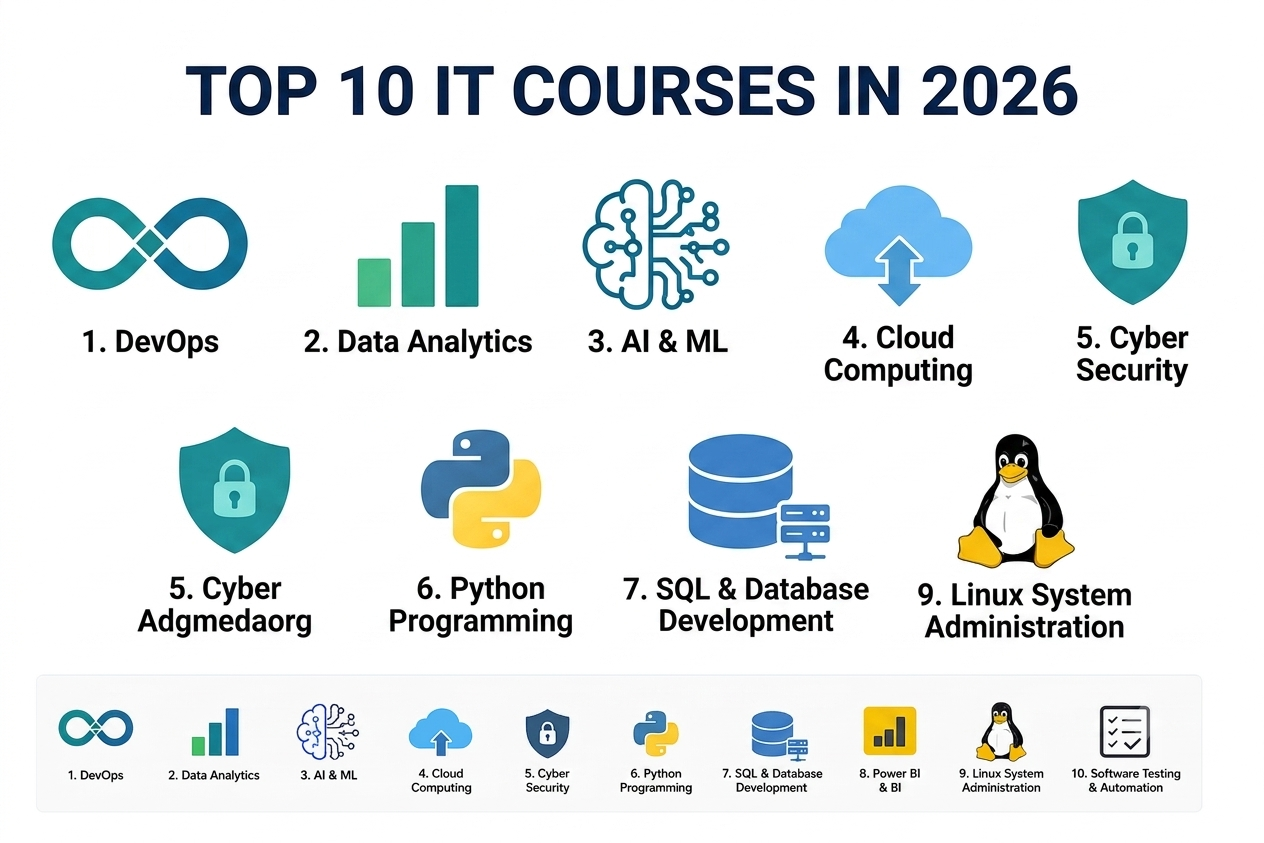 Top 10 IT Courses Summary